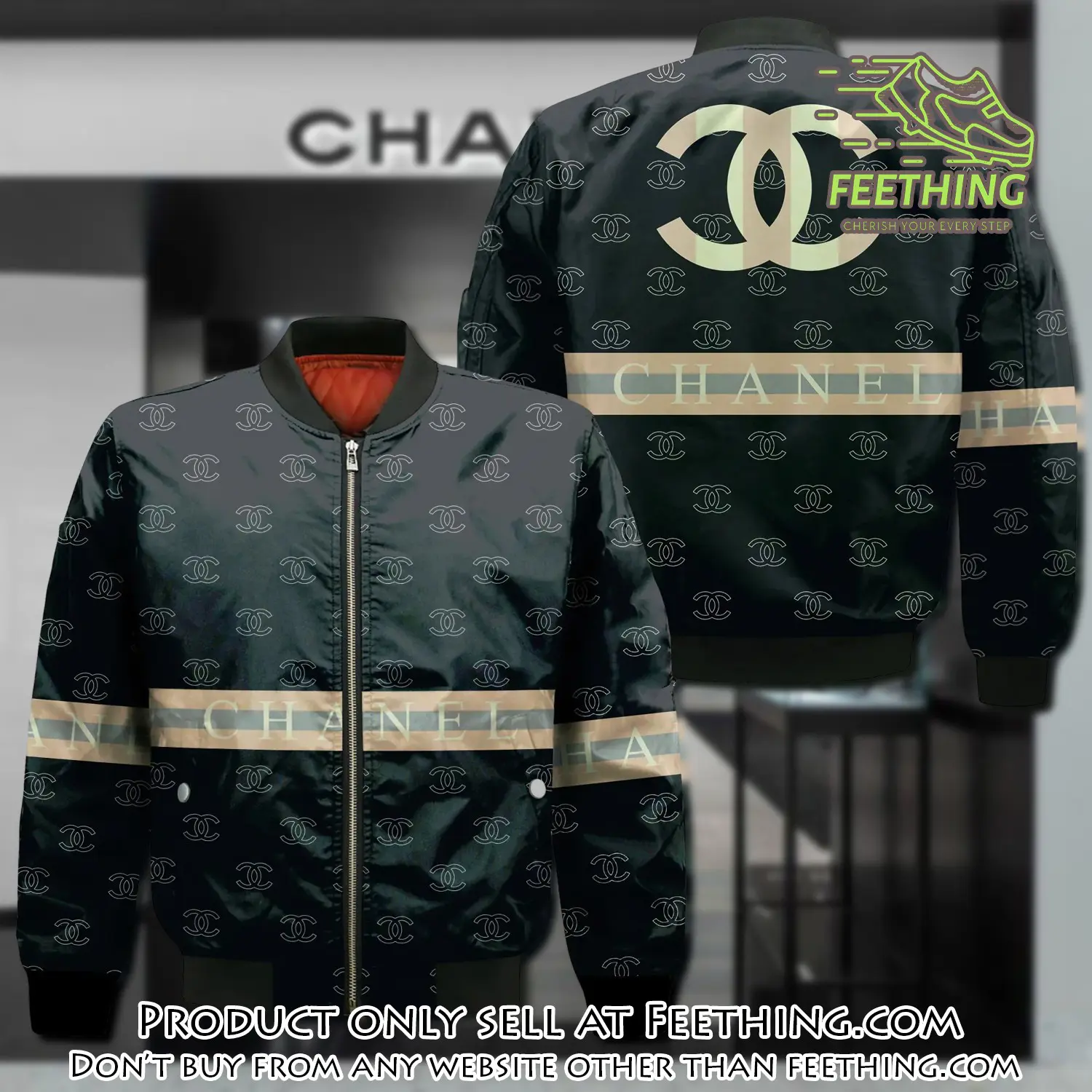 Chanel bomber jacket luxury brand clothing clothes outfit for men women 02 ft3550003